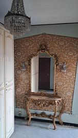 consolle con specchiera