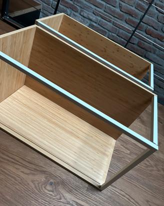 Mensole componibili metallo-legno