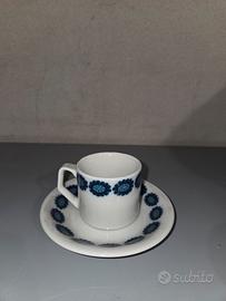 set da 4 tazzine e piattini