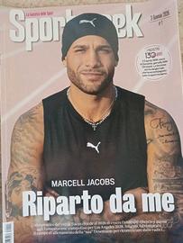Sportweek Marcell Jacobs Copertina 3 Gennaio 2026
