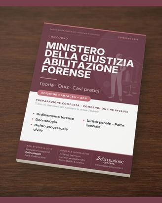 Manuale Concorso Abilitazione Forense Completa