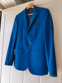 Giacca da cerimonia Reda blu da uomo taglia s