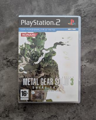 Metal Gear solid 3 PS2