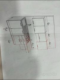 cucina nuova e camerett