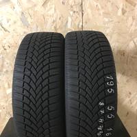 2 GOMME 195 55 16 BRIDGESTONE M+S