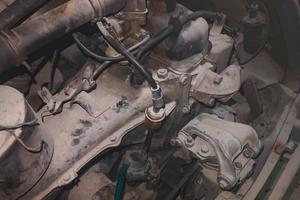 Motore Fiat 500 d'epoca.