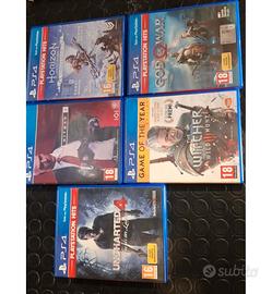 PLAYSTATION 4 PS4 GIOCHI 5 PZ COME NUOVI