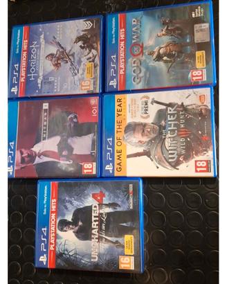 PLAYSTATION 4 PS4 GIOCHI 5 PZ COME NUOVI