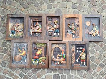 Quadri in legno massiccio