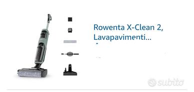 Scopa elettrica senza fili Rowenta aspira e lava p