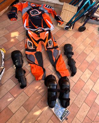 Tuta UFO cross/enduro completa usata 1 volta