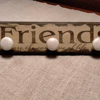 Attaccapanni legno da parete 