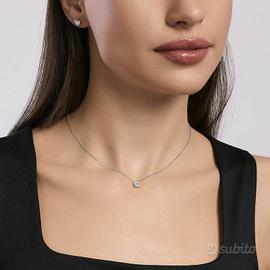 Collana con zircone argento MABINA