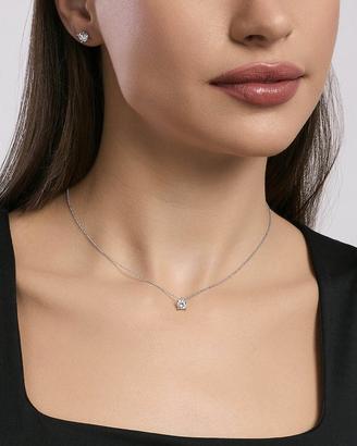Collana con zircone argento MABINA
