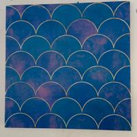 Quadro design onda giapponese