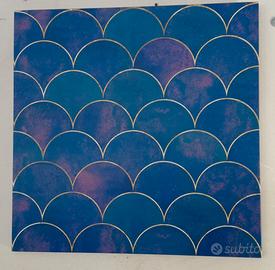 Quadro design onda giapponese