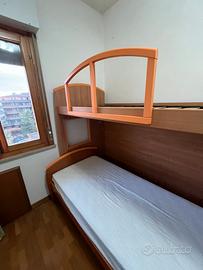 Letto a castello per adulti e bambini
