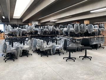 Sedie da ufficio NUOVE rotelle e piedini