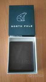 PORTAFOGLIO UOMO NORTH POLE NUOVO DOPPIA APERTURA 