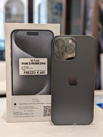 iPhone 15 Pro Max 256GB nero usato garanzia 
