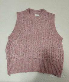 Maglione da Donna Gilet Rosa Only.