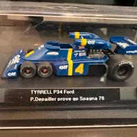 Tyrrel P34 1:43 Edicola P. Depailler Prove GP Spag