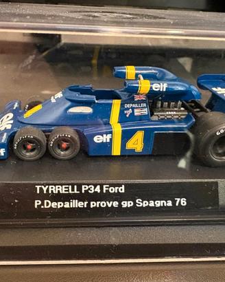 Tyrrel P34 1:43 Edicola P. Depailler Prove GP Spag
