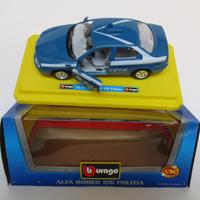 Alfa romeo 156 polizia 1:24 bburago italy anni '90