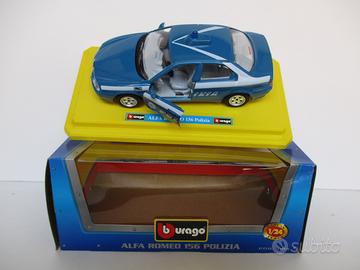Alfa romeo 156 polizia 1:24 bburago italy anni '90