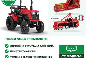 Trattore PANTHER 26 CON FRESA E TRINCIA DA 125