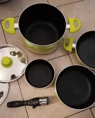 SET di PENTOLE BRUNNER da CAMPEGGIO 8+1 Ø 24cm