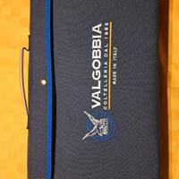 Valigetta 7 coltelli Chef Valgobbia + Acciaino