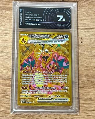 CHARIZARD ex 228/197 ORO - Ossidiana Infuocata ITA