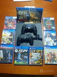 Ps4 + giochi + 2 joystick originali + palette tast