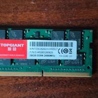 ram ddr4 16gb 2666 per notebook