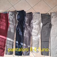 Pantaloni classici uomo, taglia 44/46 ,vari colori