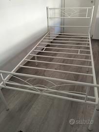 letto singolo ferro battuto 