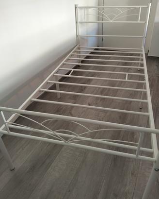 letto singolo ferro battuto 