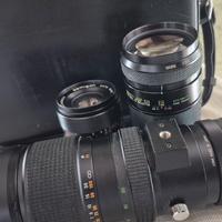 SET 3 OBIETTIVI,TELECONVERTER E VALIGETTA