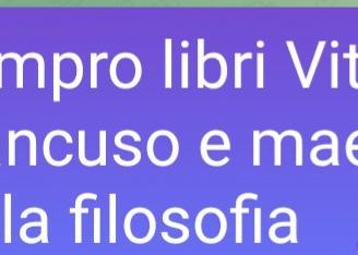 compr libri di Vito Mancuso e maestri filosofia 