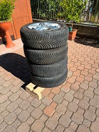 4 cerchi + pneumatici termici michelin