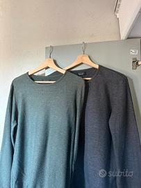 Set due maglioni Zara uomo M a girocollo invernali