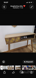 Mobile in legno ingresso 