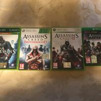 Collezione Xbox one e 360 Assassin's Creed