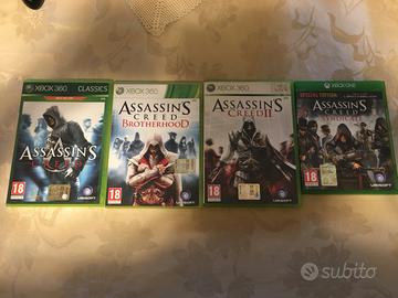 Collezione Xbox one e 360 Assassin's Creed