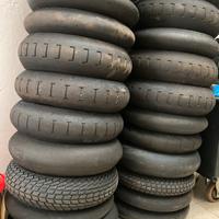 Gomme motard slick rain Metzeler michelin pirelli