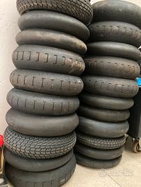 Gomme motard slick rain Metzeler michelin pirelli