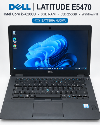 Dell Latitude E5470 i5 8GB SSD 256GB Windows 11