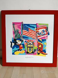 Serigrafia materica con collage.+ litografia