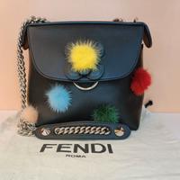 Fendi Borsetta zainetto Back to School pelle nera